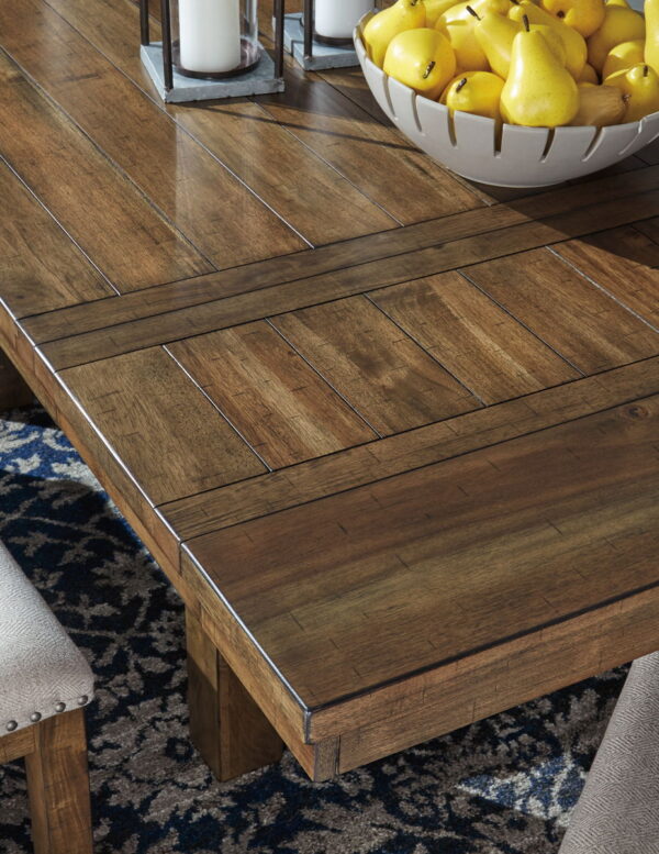 Moriville - Grayish Brown - Rectangular Dining Room Extension Table - Image 2