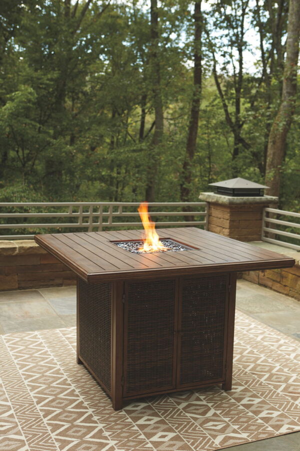 Paradise Trail - Outdoor Fire Pit Table Set - Image 7