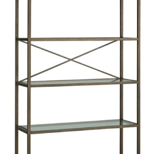 Bernonly - Antique Bronze Finish - Bookcase