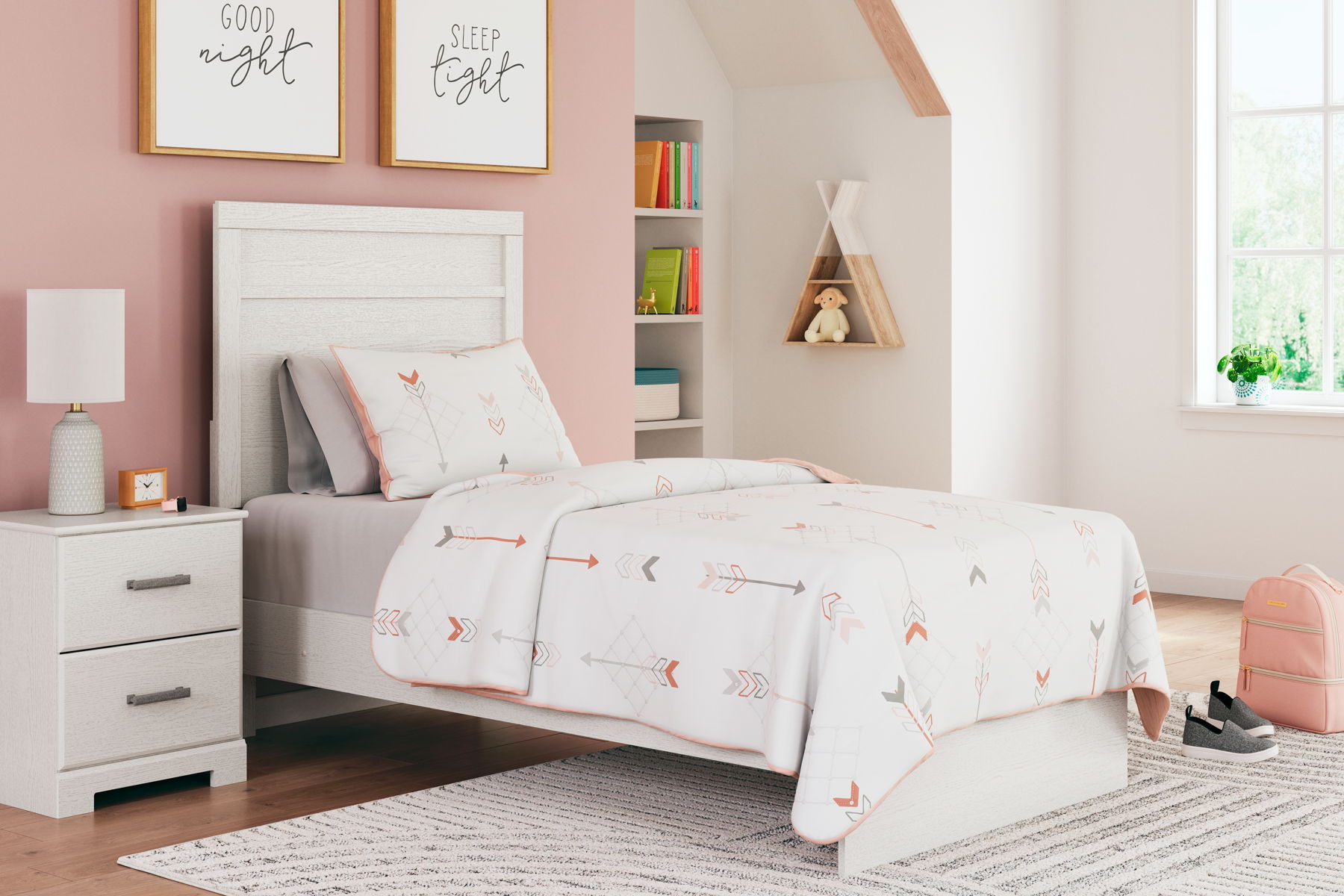 Stelsie - Panel Bed - Image 2