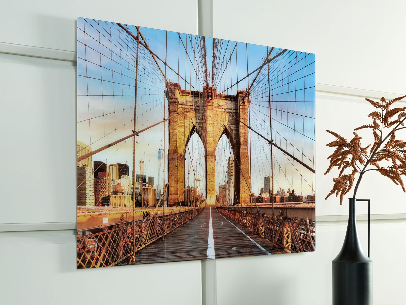 Shayward - Wall Art - Blue / Amber - Image 2