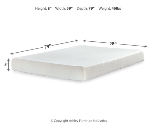 Chime 8 Inch Memory Foam - Medium Memory Foam Mattress - Image 2