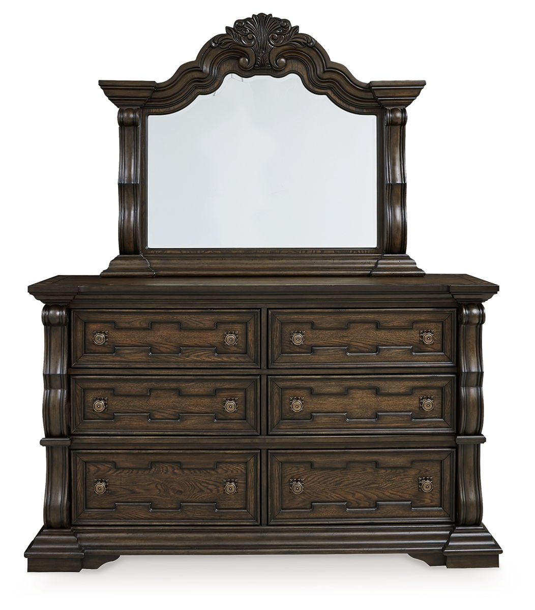 Maylee - Dresser And Mirror - Dark Brown - Image 3