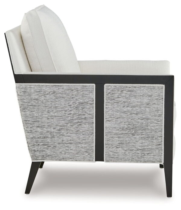 Ardenworth - Black / Ivory - Accent Chair - Image 4