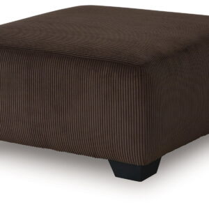 Kimlee - Chocolate - Oversized Accent Ottoman