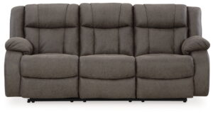 First Base - Reclining Sofa - Gunmetal