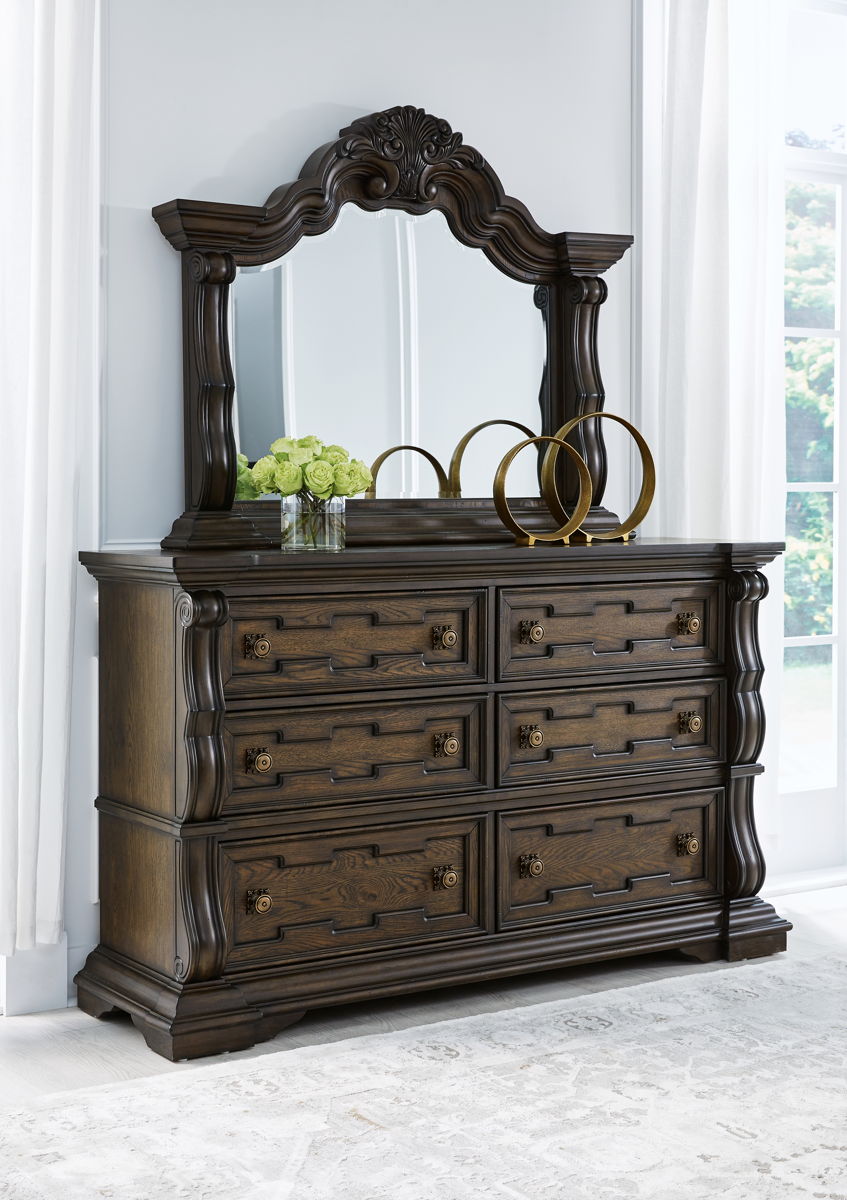Maylee - Dresser And Mirror - Dark Brown - Image 2