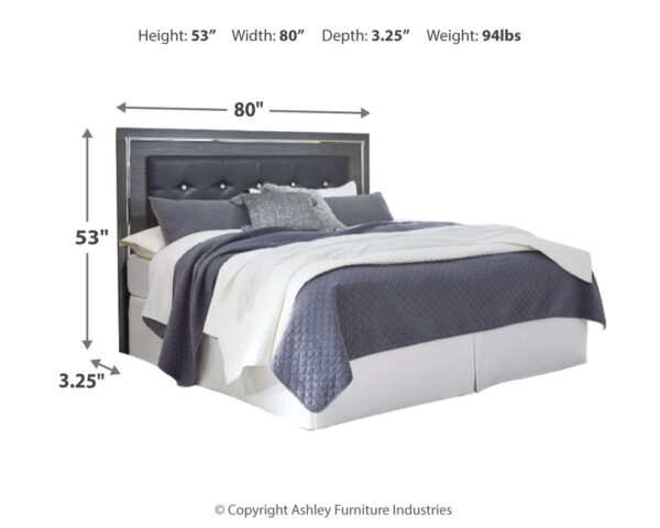 Lodanna - Upholstered Panel Headboard - Image 3