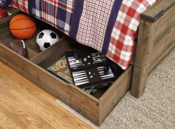 Trinell - Bookcase Storage Bed - Image 5
