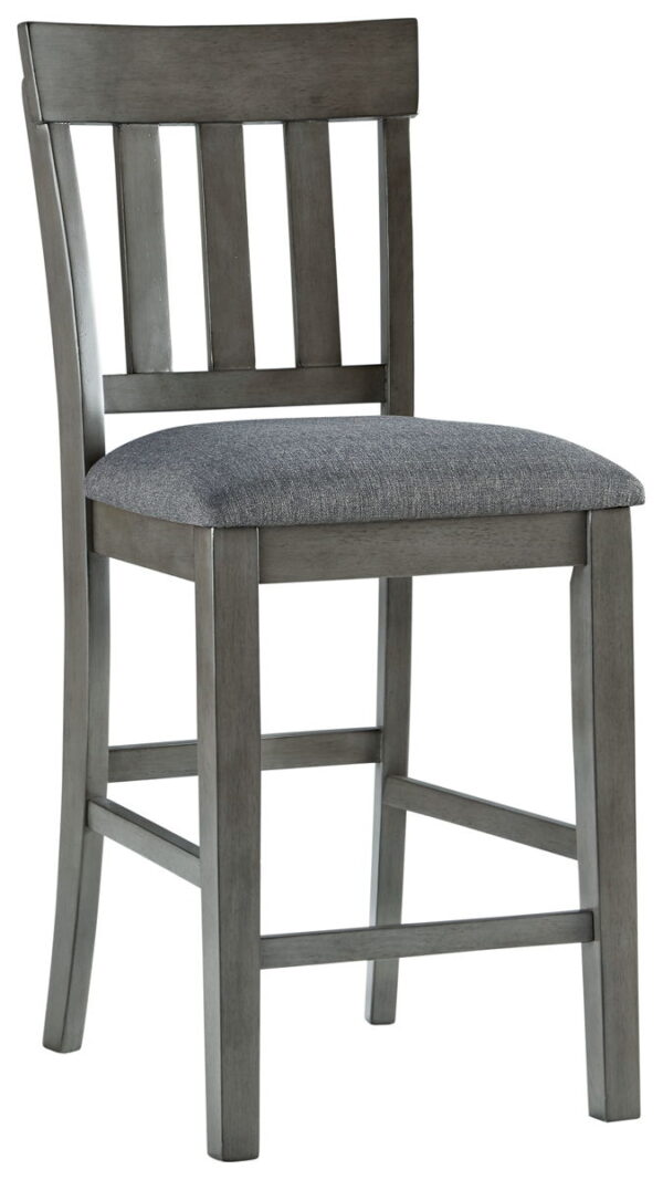 Hallanden - Black / Gray - Upholstered Barstool (Set of 2) - Image 3