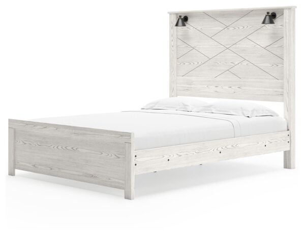 Gerridan - Panel Bed With Sconces - Image 4