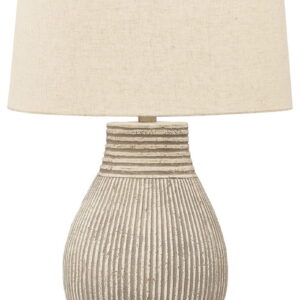 Layal - Beige - Paper Table Lamp