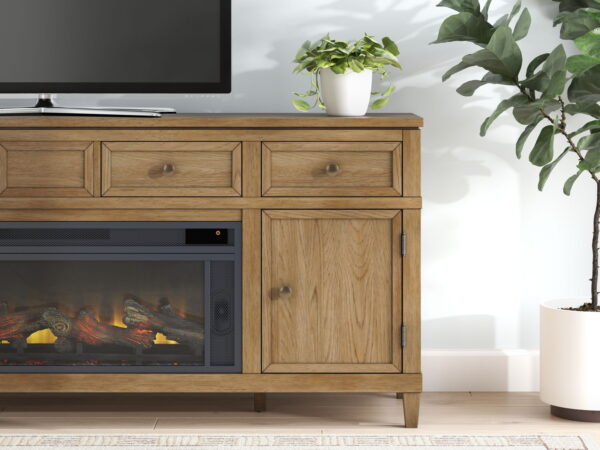Sharlance - 81" TV Stand With Electric Fireplace - Image 7