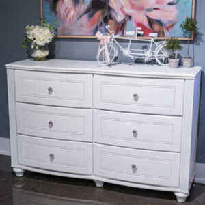 Kozlani - White - Six Drawer Dresser