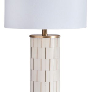 Faridworth - White / Gold Finish - Poly Table Lamp