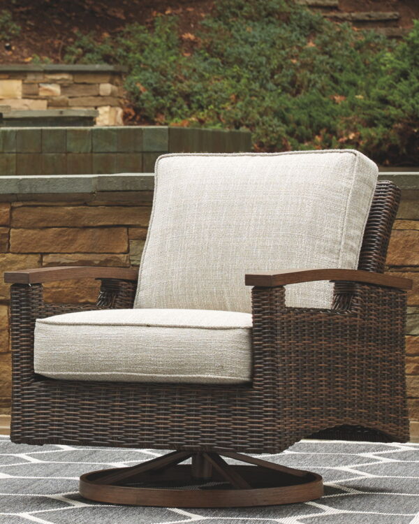 Paradise Trail - Medium Brown - Swivel Lounge Chair (Set of 2) - Image 3