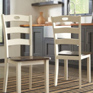 Woodanville - Cream / Brown - Dining Room Side Chair (Set of 2)