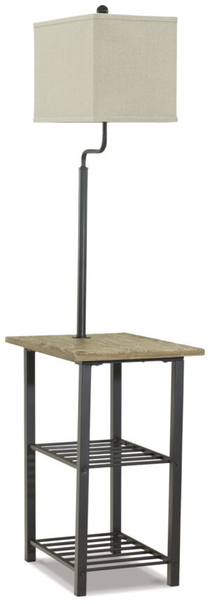 Shianne - Metal Tray Lamp - Black