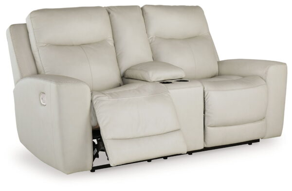 Mindanao - Power Reclining Loveseat With Console /Adj Hdrst - Image 4