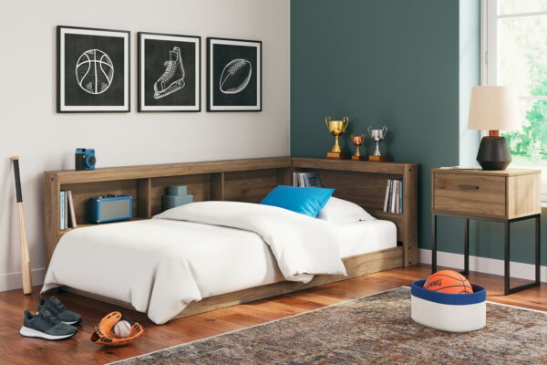 Deanlow - Bookcase Storage Bed - Image 4
