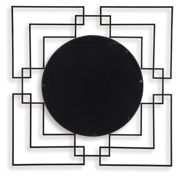 Oceanal - Black / Gold Finish - Accent Mirror - Image 4
