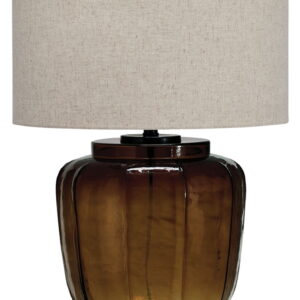 Bainmore - Amber - Glass Table Lamp