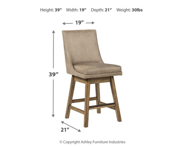 Tallenger - Swivel Barstool (Set of 2) - Image 2