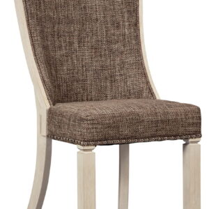 Bolanburg - Brown / Beige - Dining UPH Side Chair (Set of 2) - Lattice Back