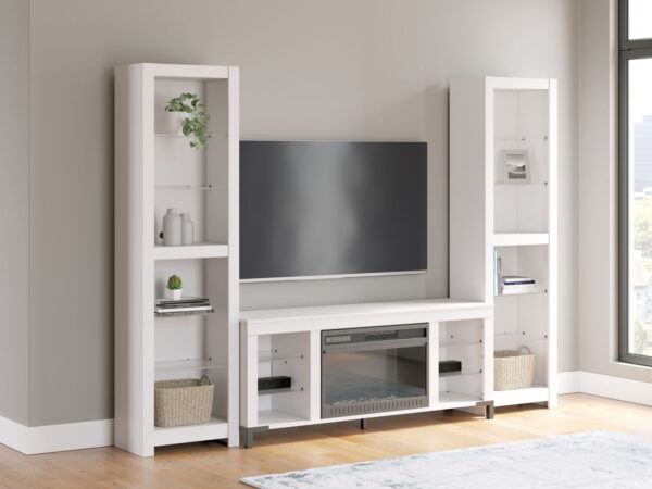 Brollevi - White - 3-Piece Entertainment Center - Image 3
