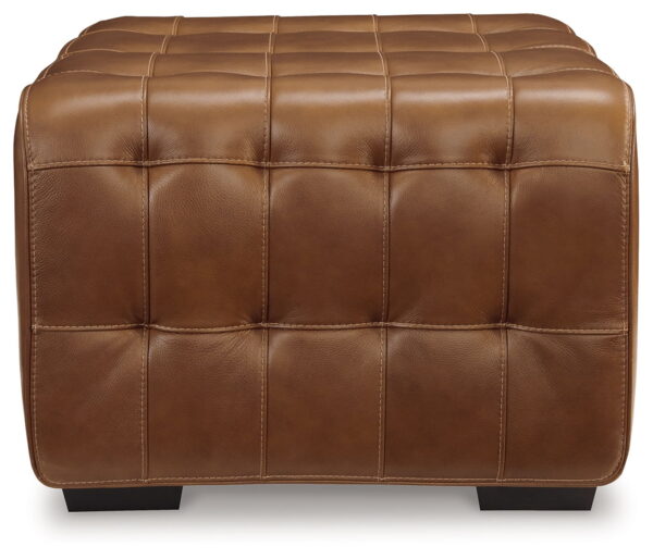 Temmpton - Chocolate - Oversized Accent Ottoman - Image 2