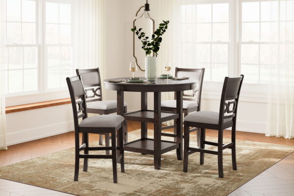 Langwest - Brown - Dining Room Counter Table Set (Set of 5) - Image 2