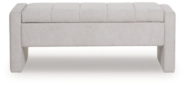 Akselman - Gray - Storage Bench - Image 2