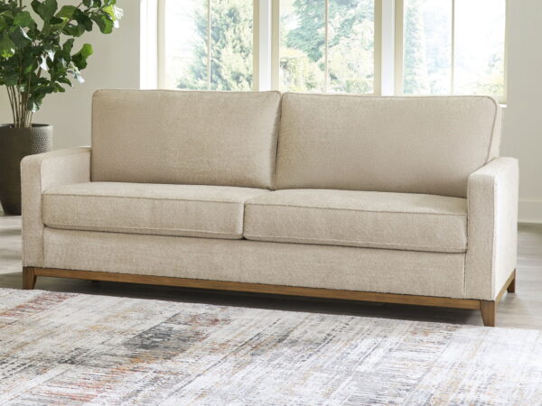 Arendale - Desert - Sofa With Dark Cushions - Image 2