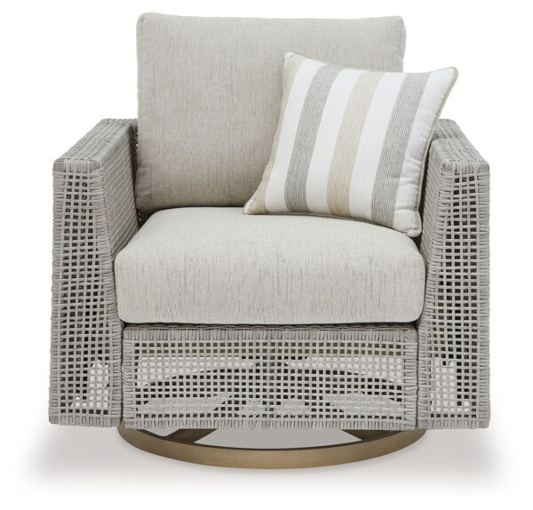 Seton Creek - Gray - Swivel Lounge With Cushion - Image 3