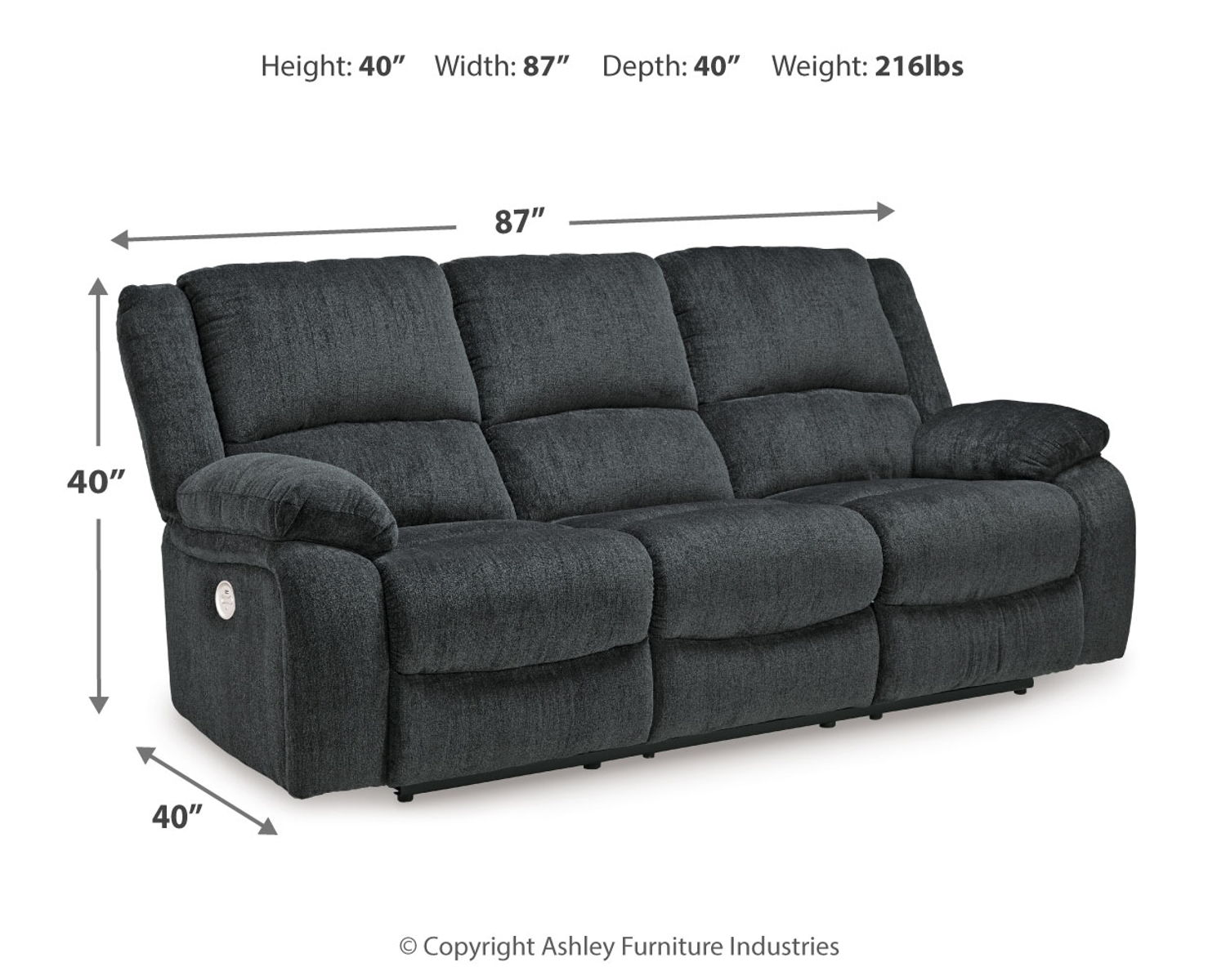 Draycoll - Reclining Sofa - Image 4