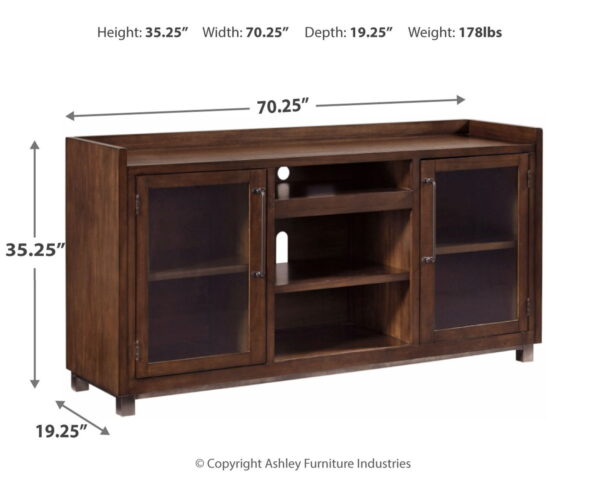 Starmore - Brown - XL TV Stand w/Fireplace Option - Image 2