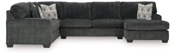 Hollyview - Shadow - 3-Piece Sectional With Raf Corner Chaise - Image 3