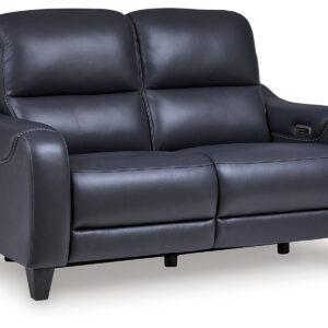 Mercomatic - Power Reclining Loveseat With Adj Headrest