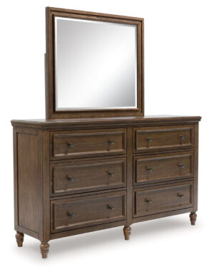 Sturlayne - Dresser And Mirror - Brown