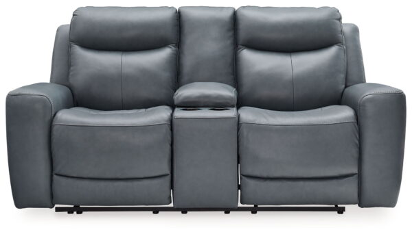 Mindanao - Power Reclining Loveseat With Console /Adj Hdrst - Image 5