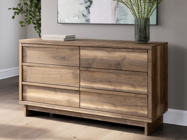 Chirason - Brown - Six Drawer Dresser - Image 2