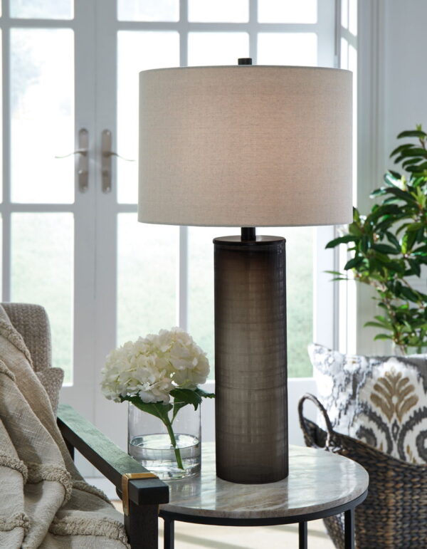 Dingerly - Brown - Glass Table Lamp - Image 3