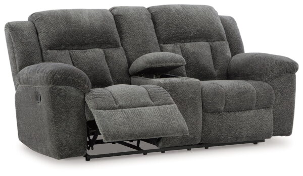 Frohn - Dbl Reclining Loveseat With Console - Image 4