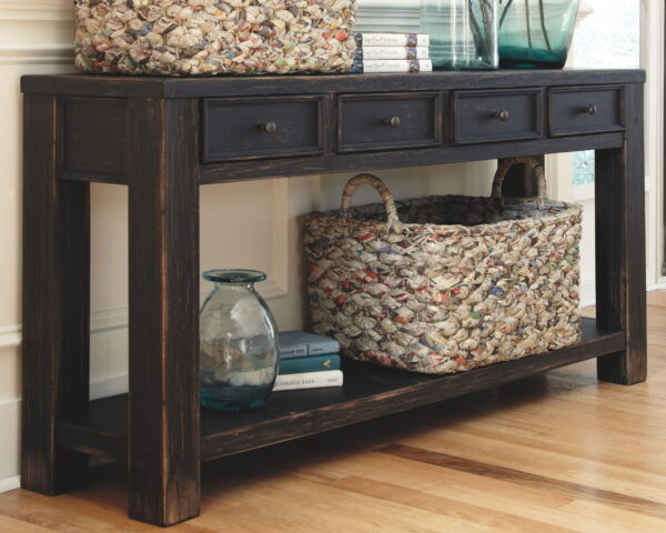 Gavelston - Black - Sofa Table - Image 2