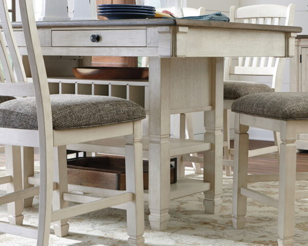 Bolanburg - Beige - Rectangular Dining Room Counter Table - Image 4