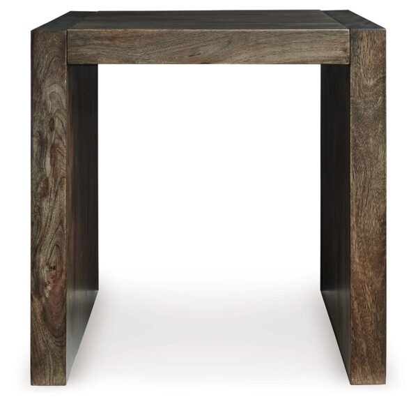 Dreggan - Brown - Square End Table - Image 3