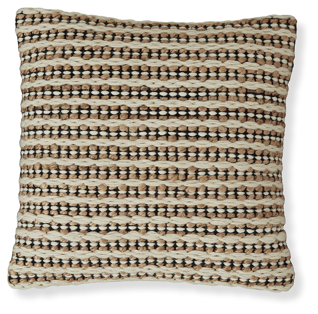 Nealington - Pillow - Brown / Black / White