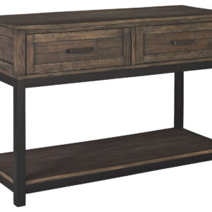 Johurst - Grayish Brown - Sofa Table