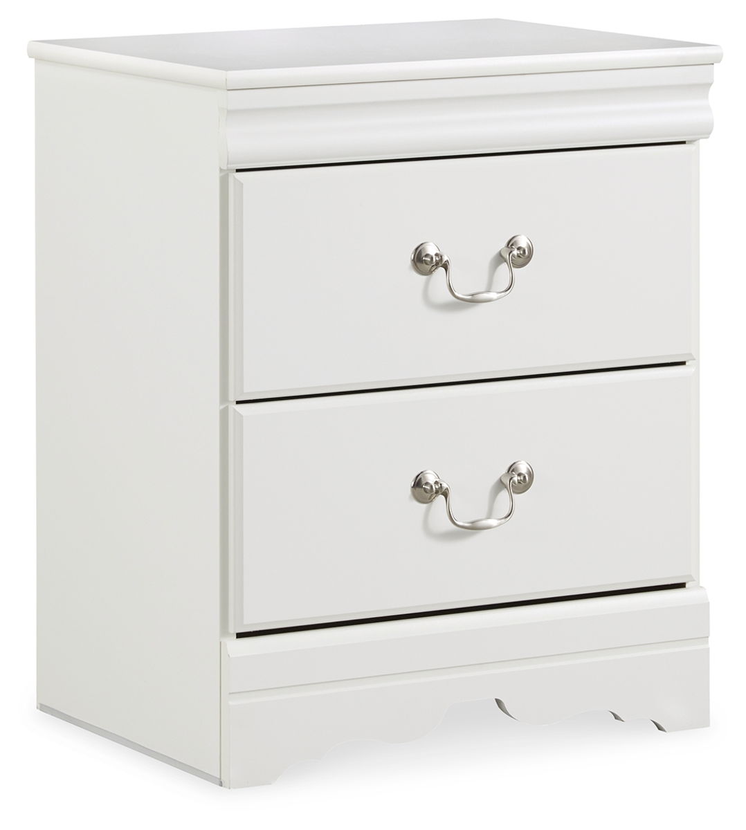 Anarasia - Two Drawer Night Stand - White