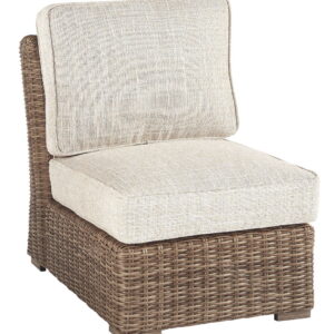 Beachcroft - Beige - Armless Chair w/Cushion